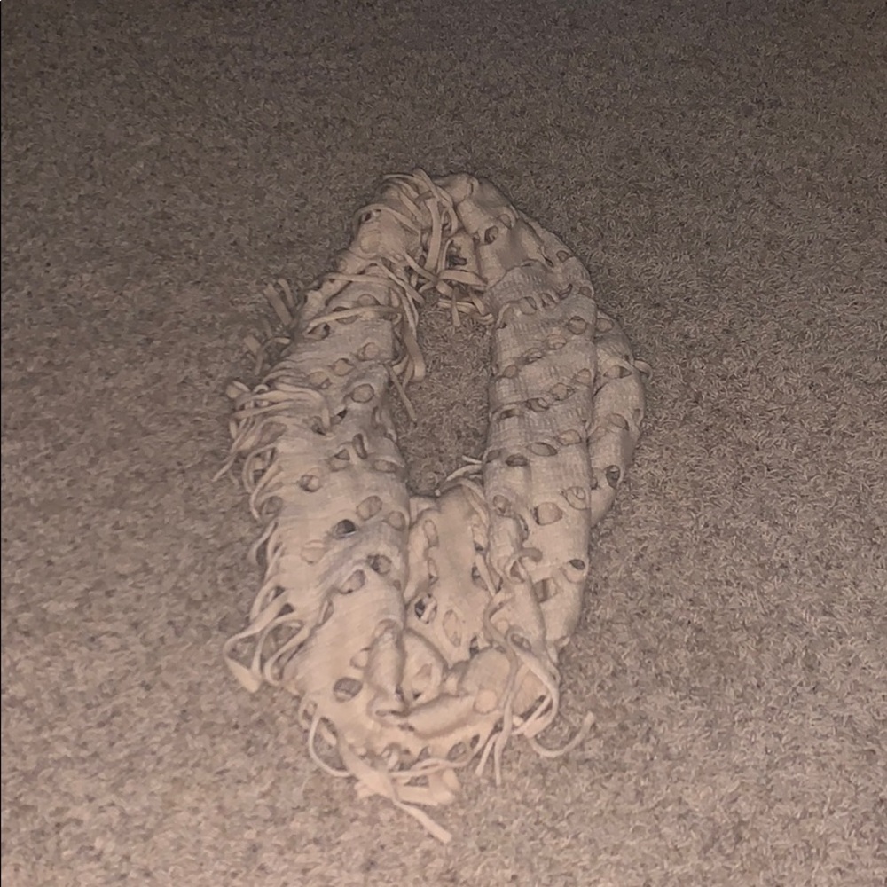 cream infinity scarf